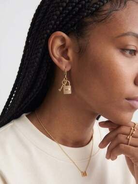Michael Kors Lock and Key Earring